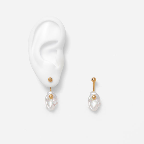 Pearl Drop Earrings  Homegrown Jewelry VT