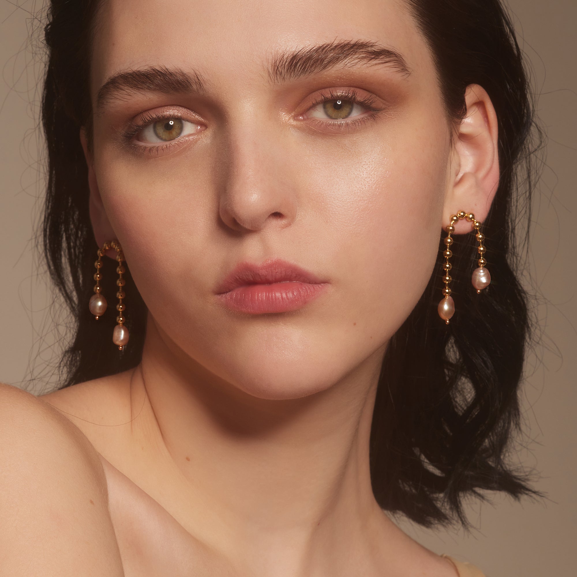 Frankie Earrings in Gold