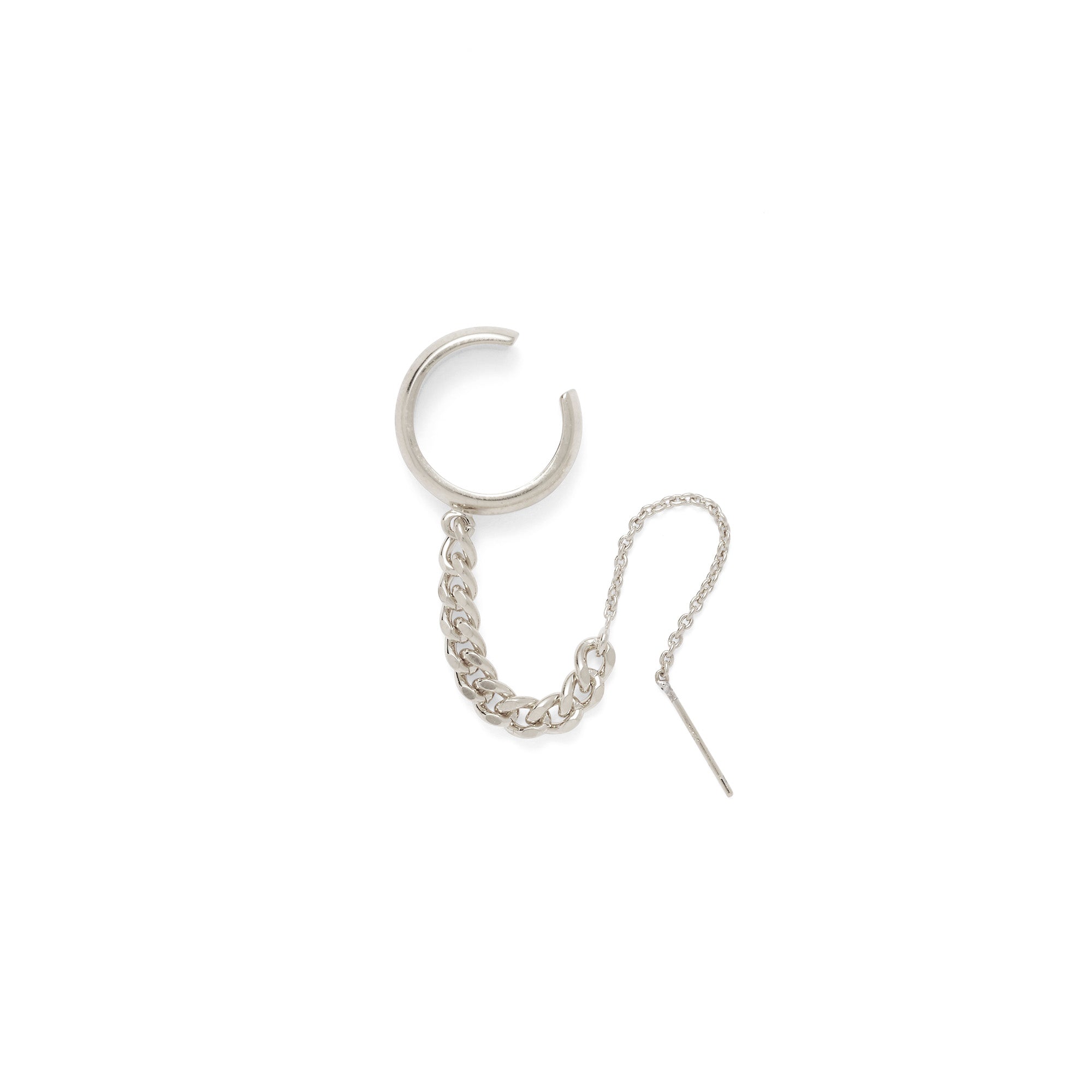 Fragment Ear Threader in Silver