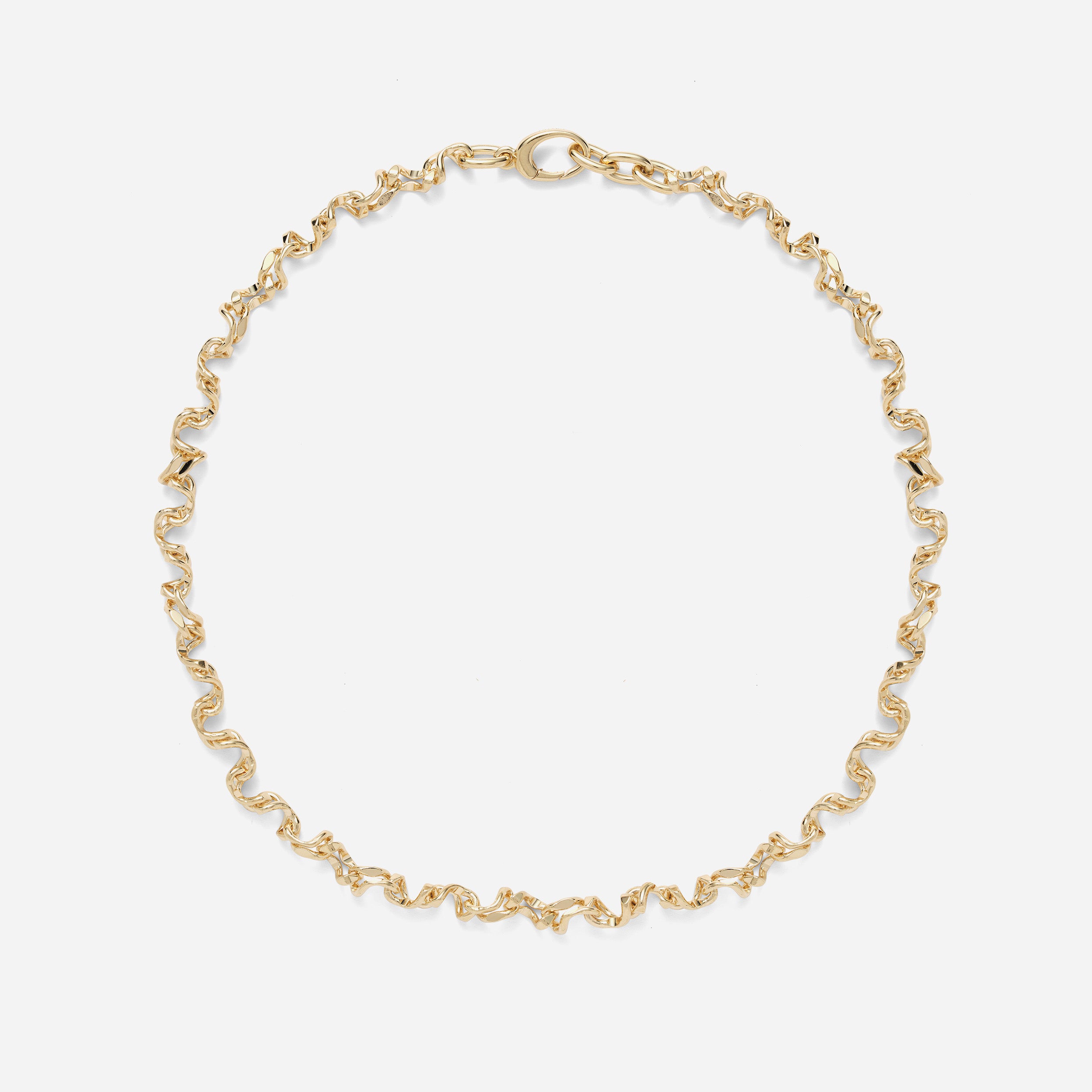 Kink Necklace in Gold