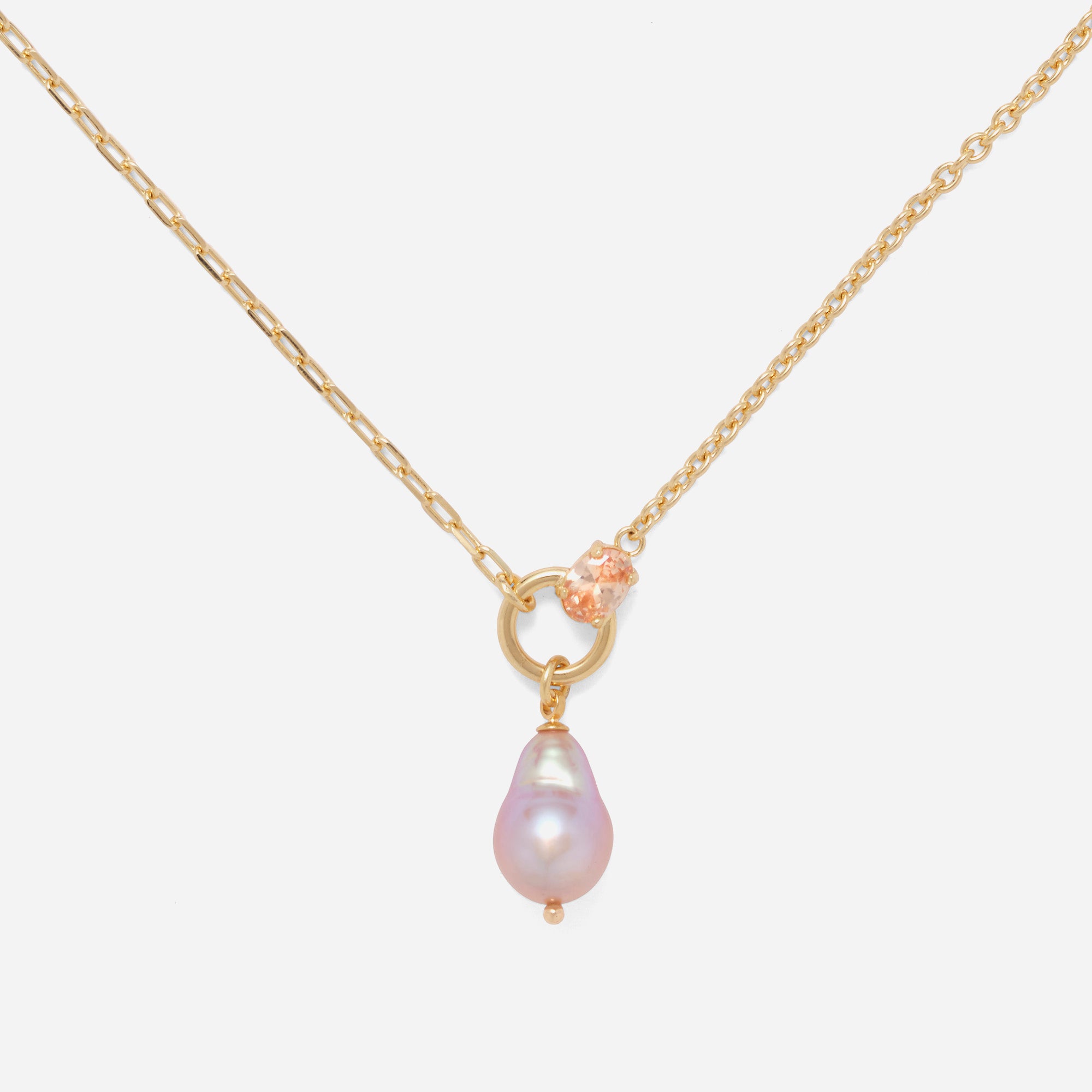 Luella Pearl Necklace in Gold