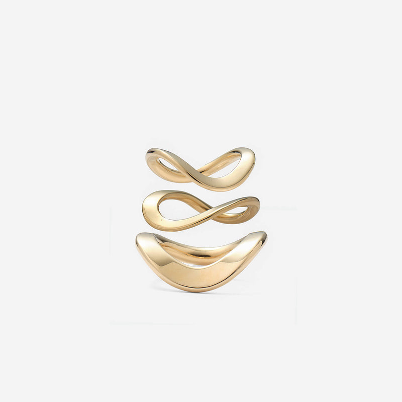 Raia Ring Set in Gold