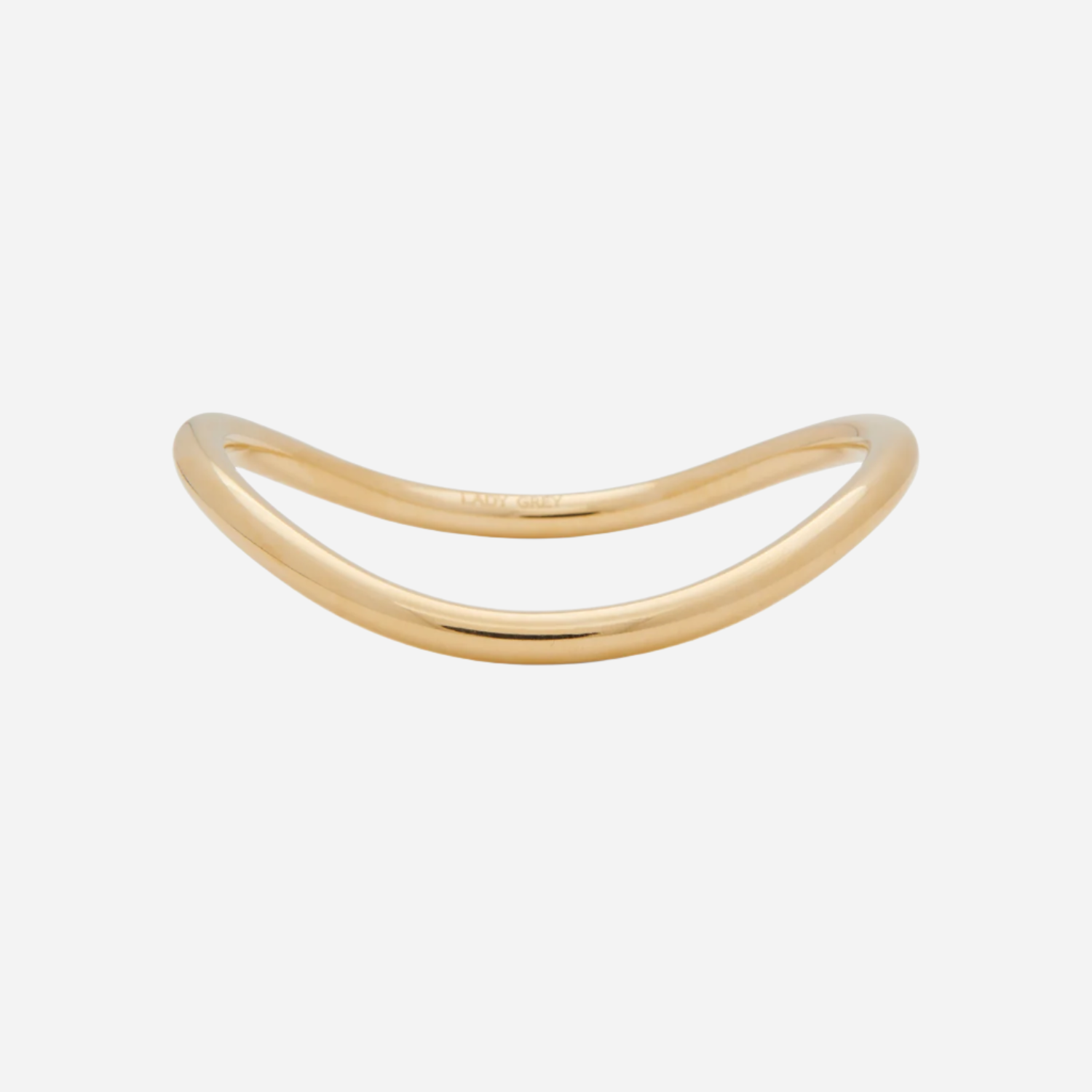 Wave Bangle in Gold