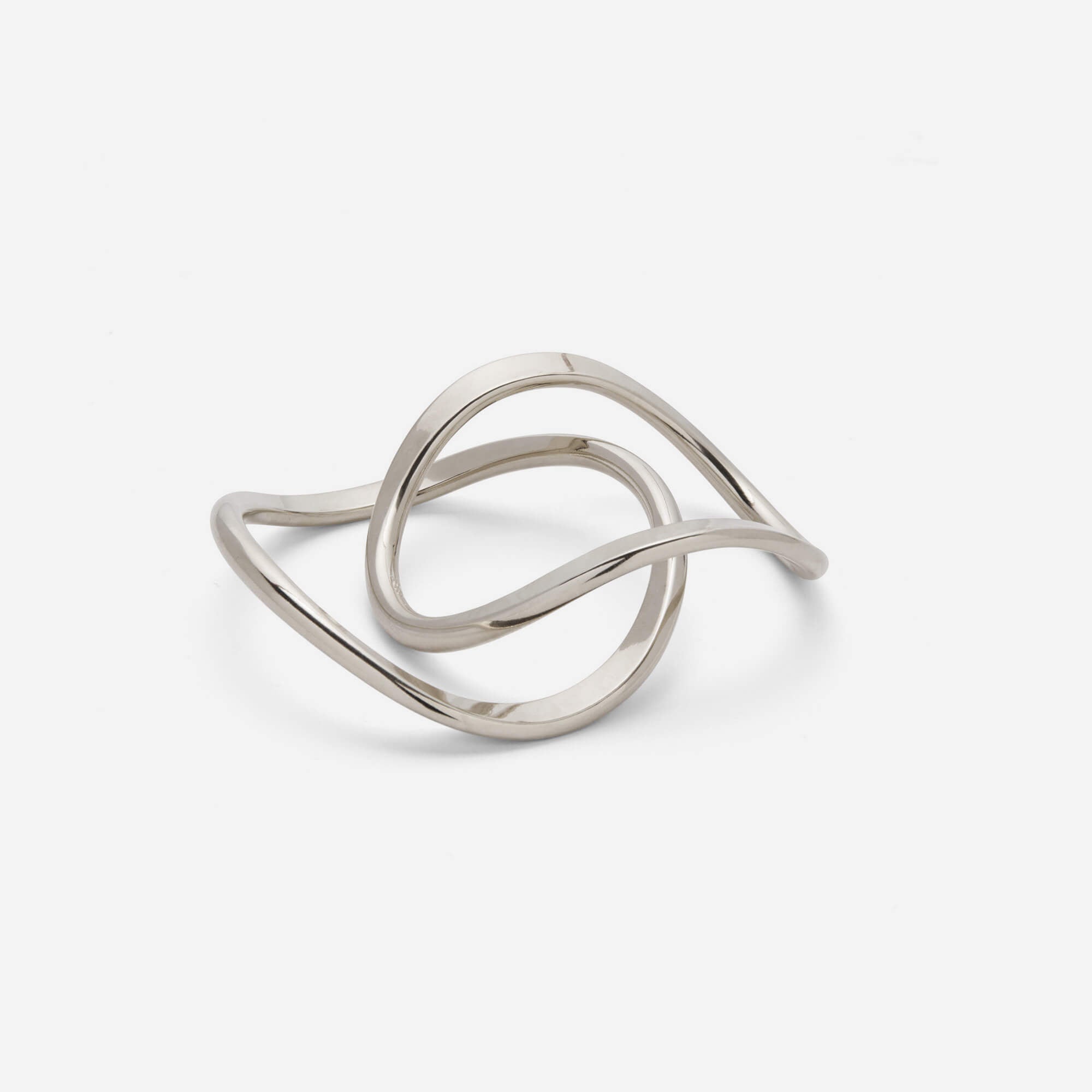 Raia Bangle Set in Silver