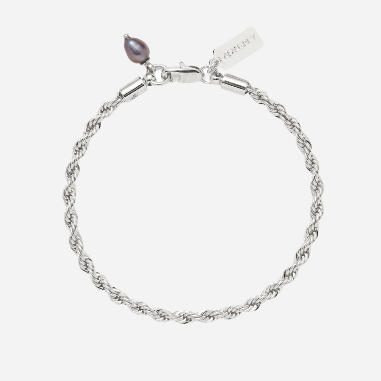 Rope Chain Bracelet in Silver