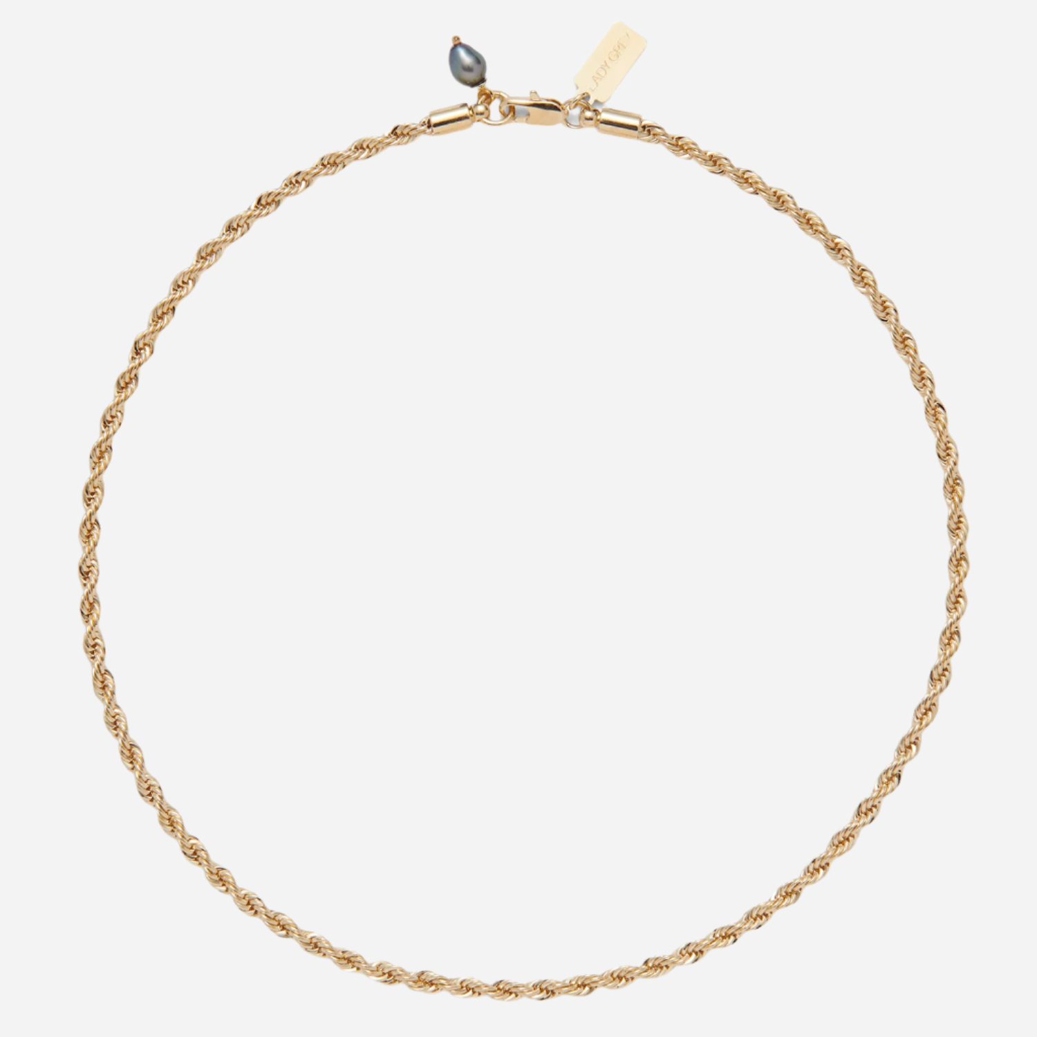 Rope Chain Necklace in Gold