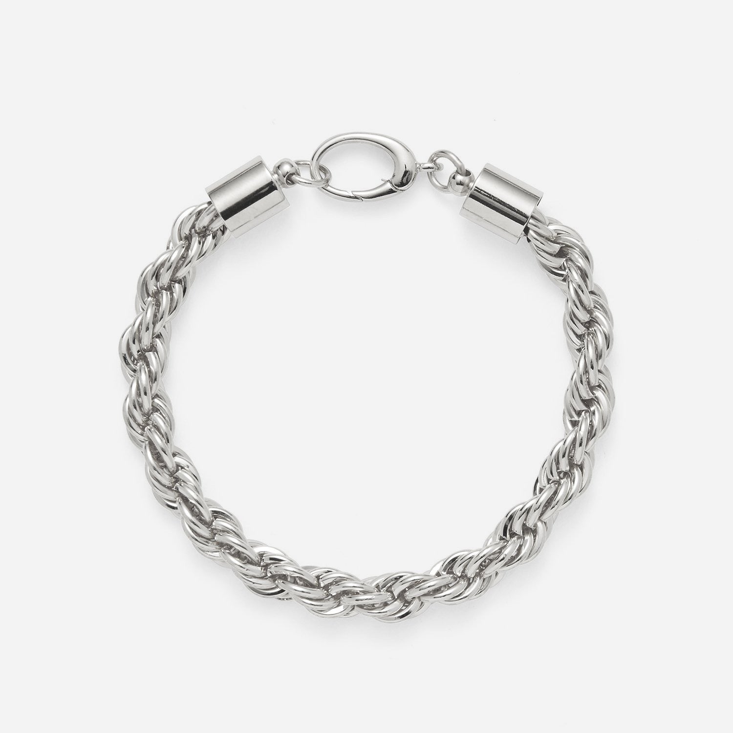 XL Rope Chain Bracelet in Silver