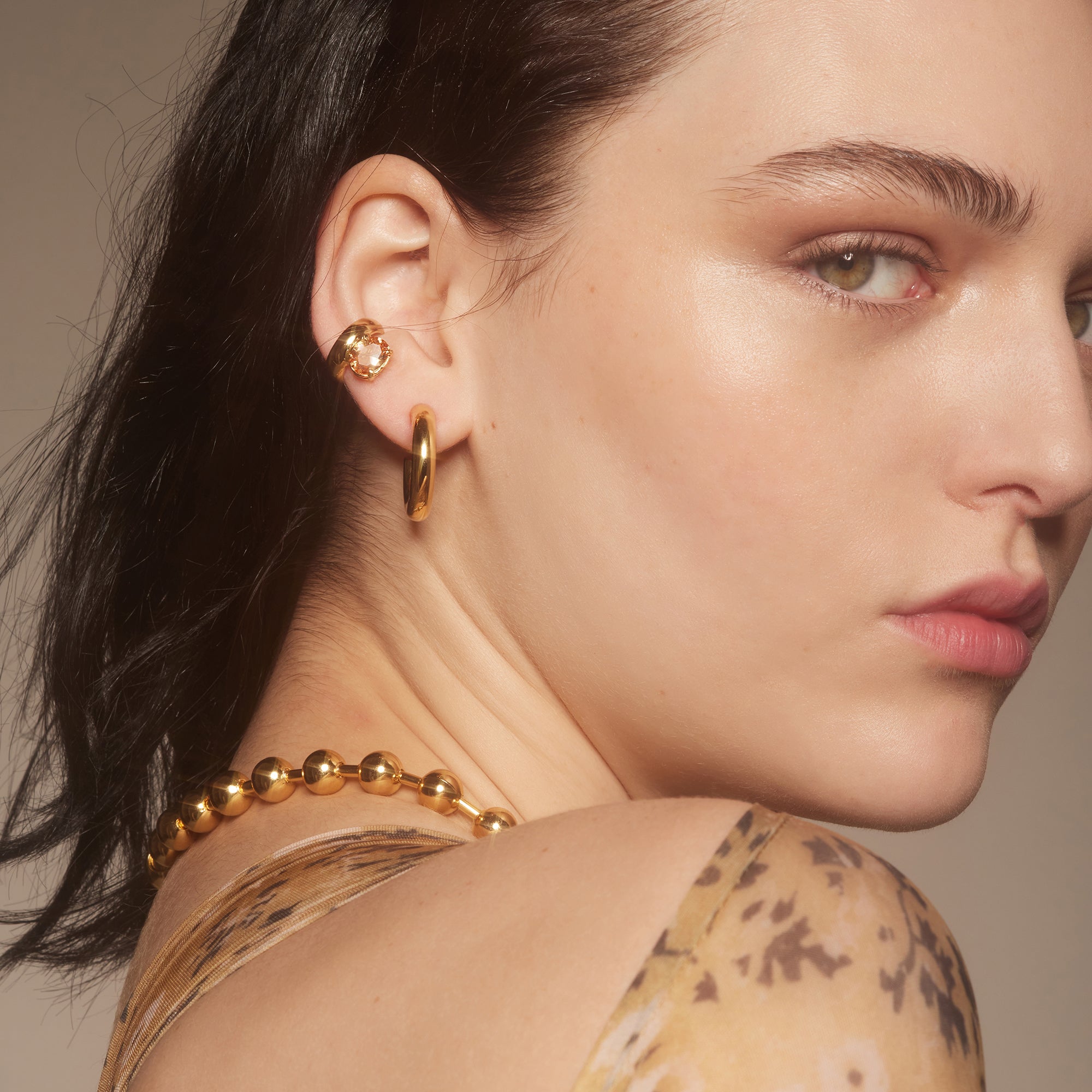 Orbital Ear Cuff in Gold