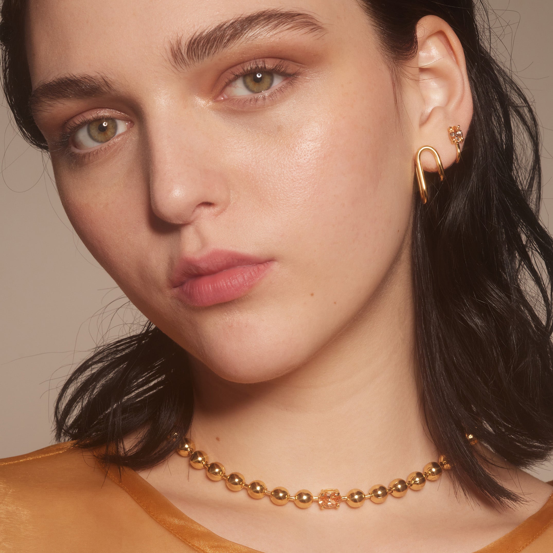 Selene Necklace in Gold