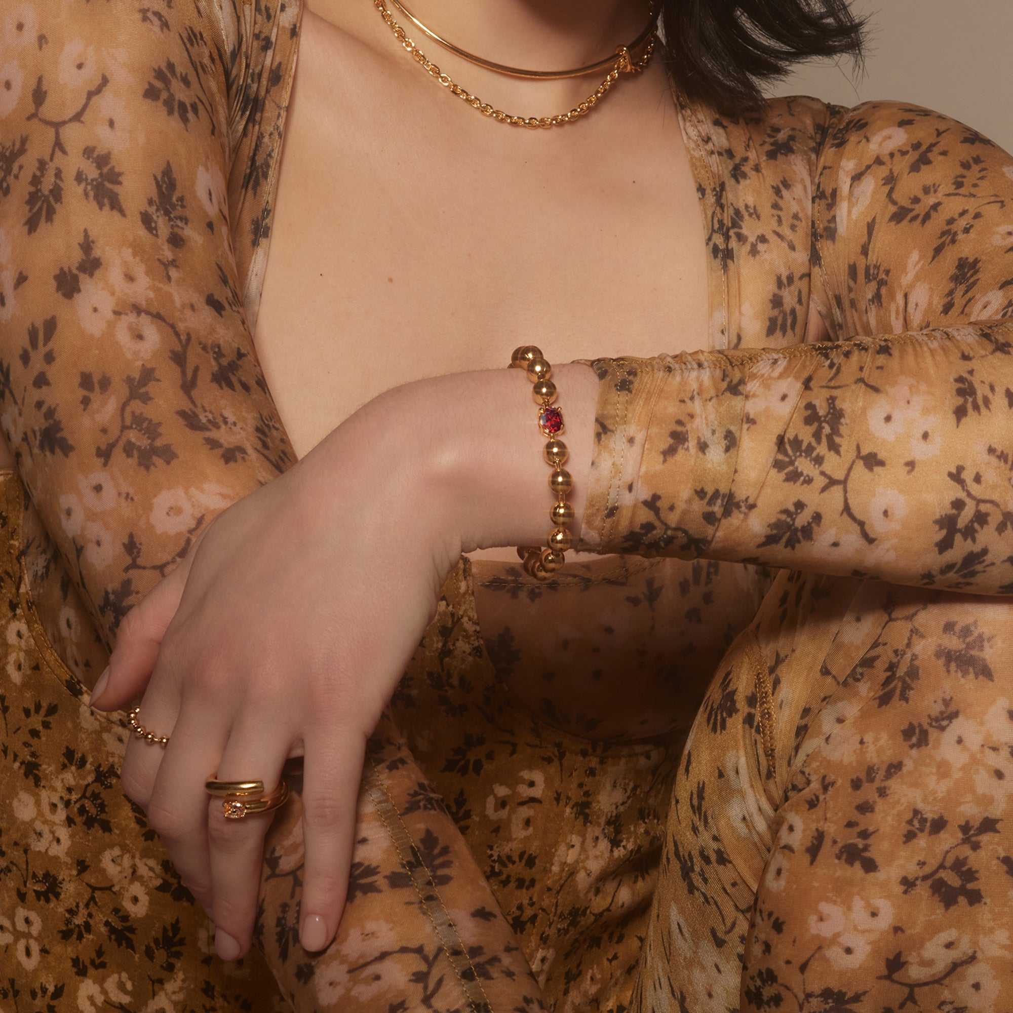 Selene Bracelet in Gold