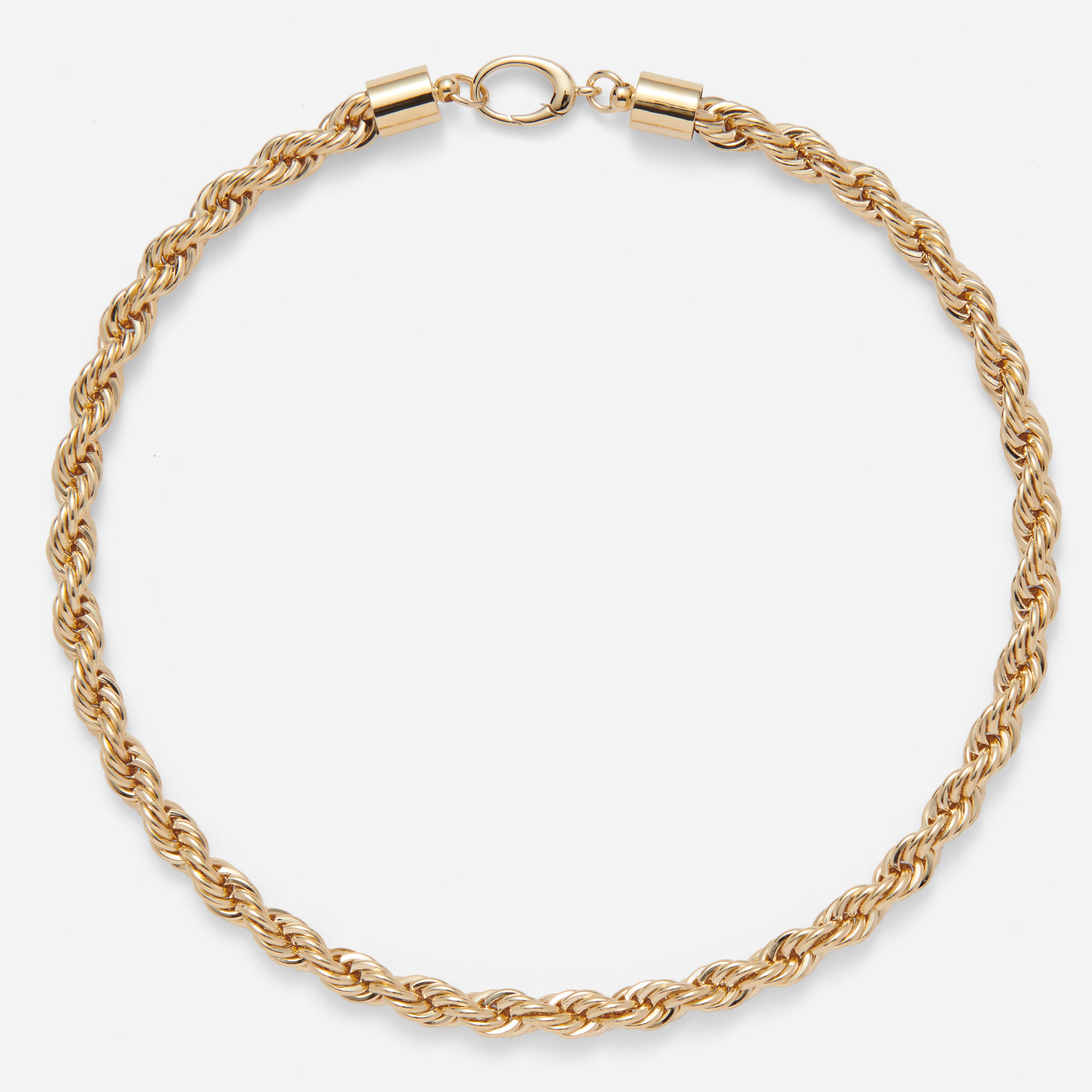 XL Rope Chain Necklace in Gold