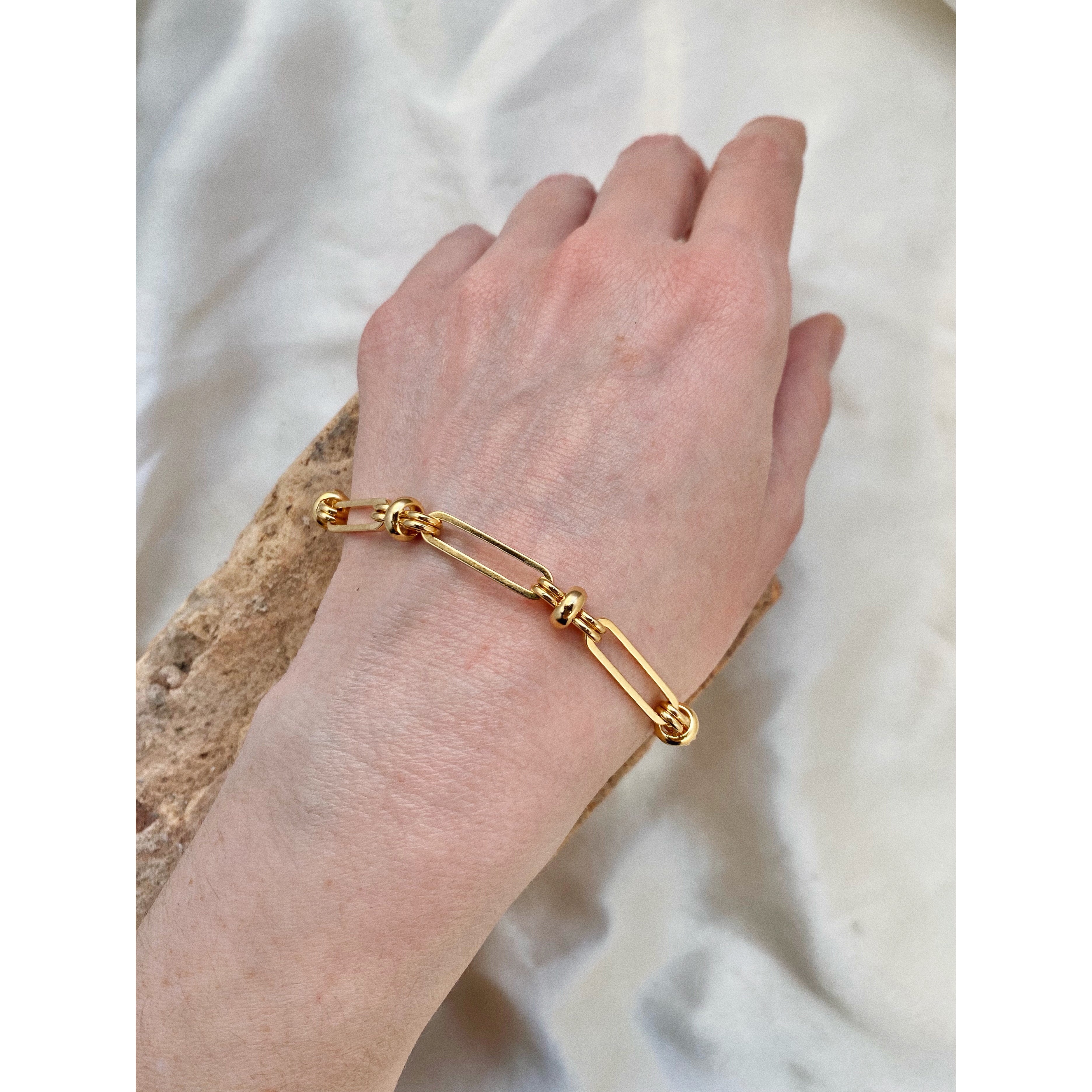 Des Chain Bracelet in Gold