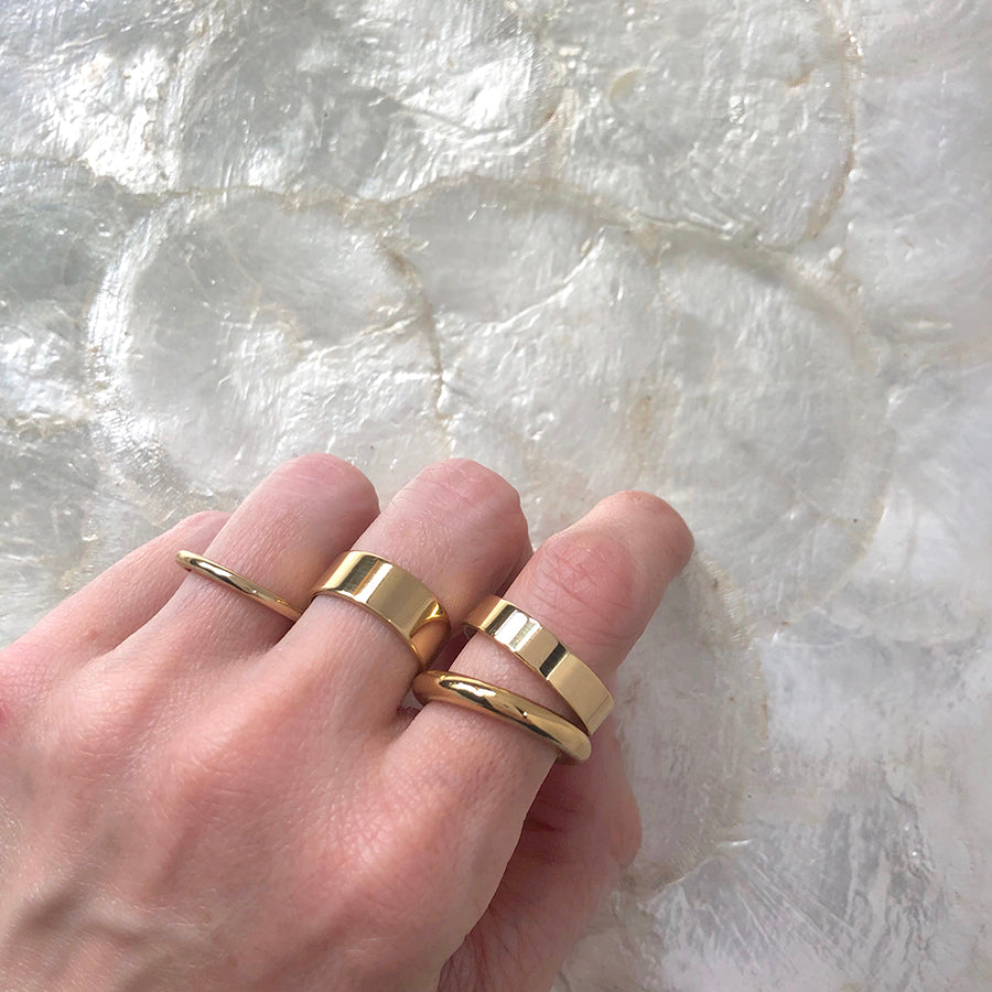 Essential Ring Set in Gold