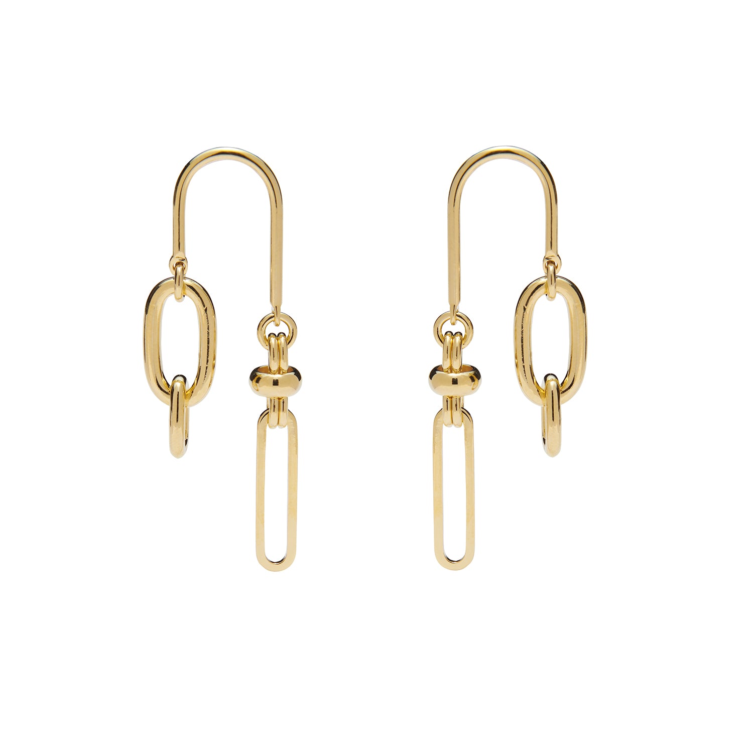 Lady Grey Arc Earring Gold