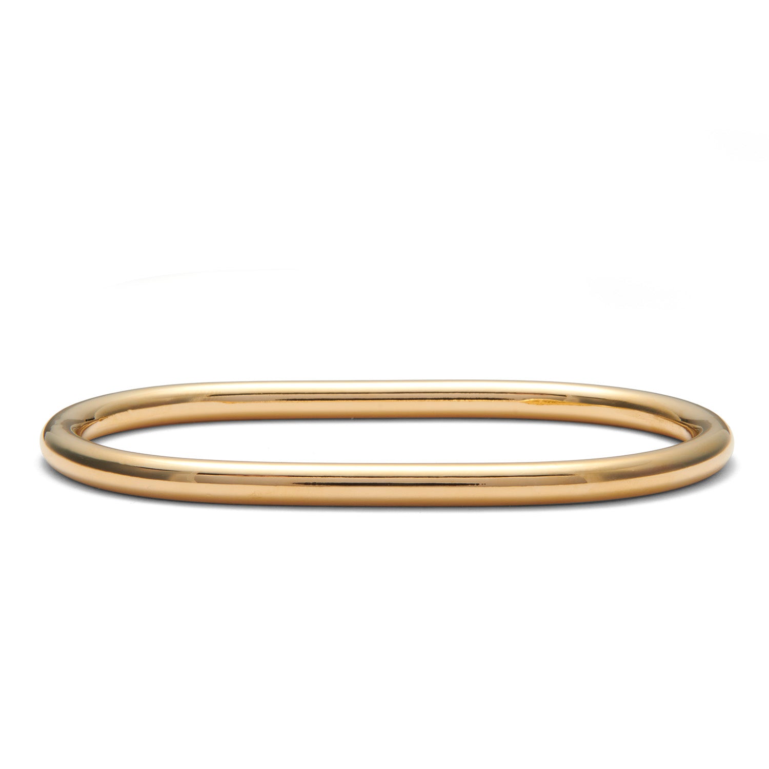 Ovoid Bangle in Gold