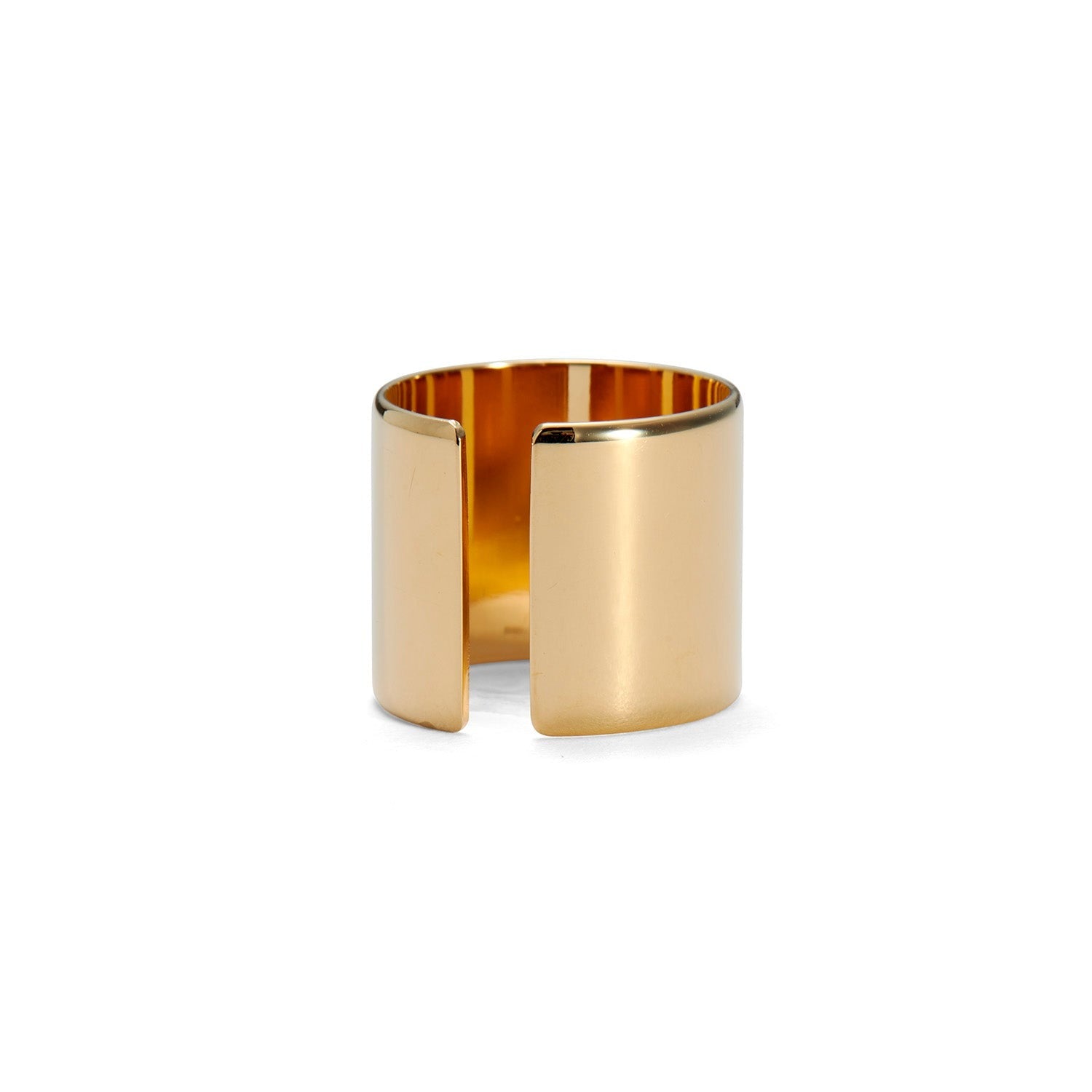 Split Cigar Ring in Gold