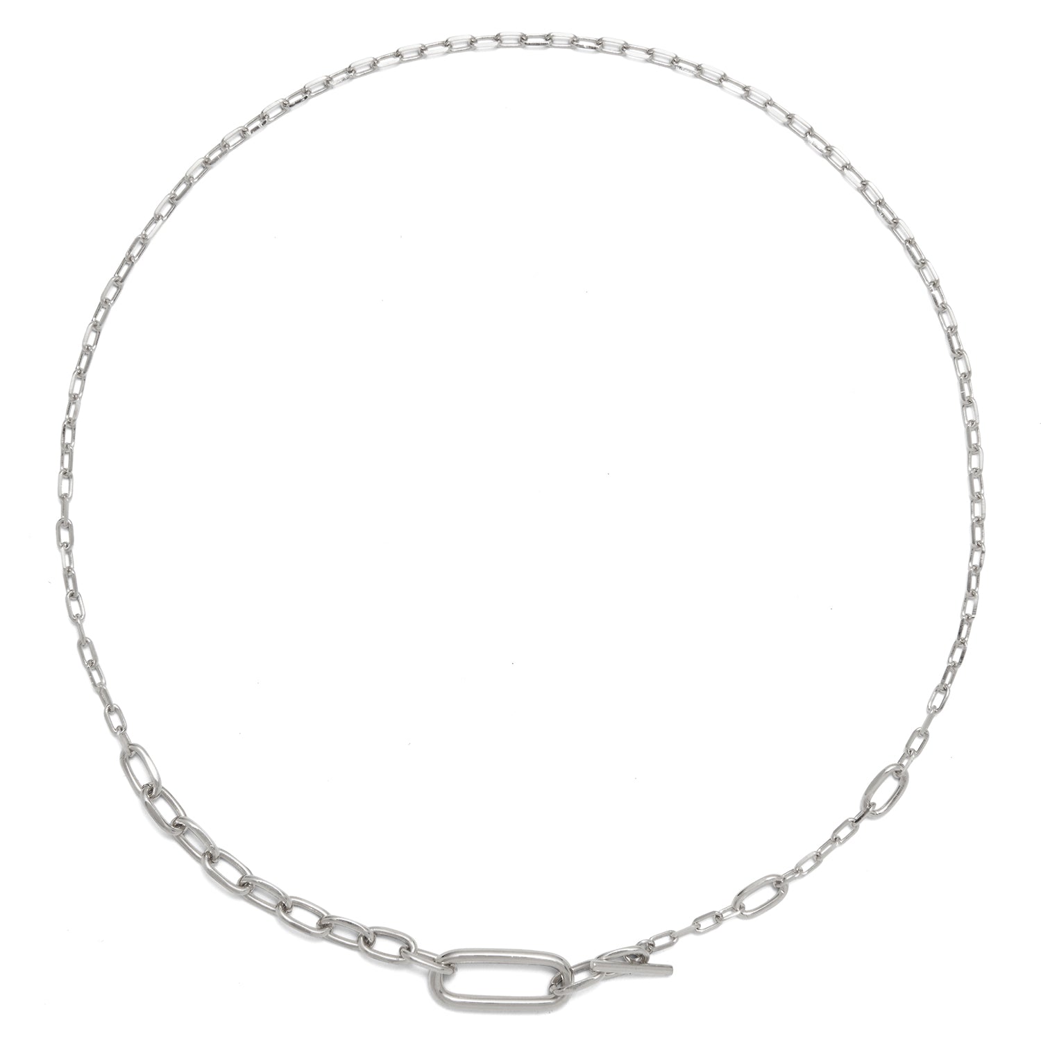 Tier Necklace in Silver