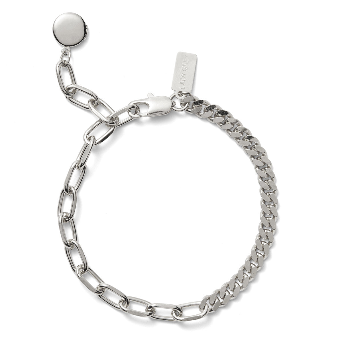Collage Bracelet in Silver – Lady Grey