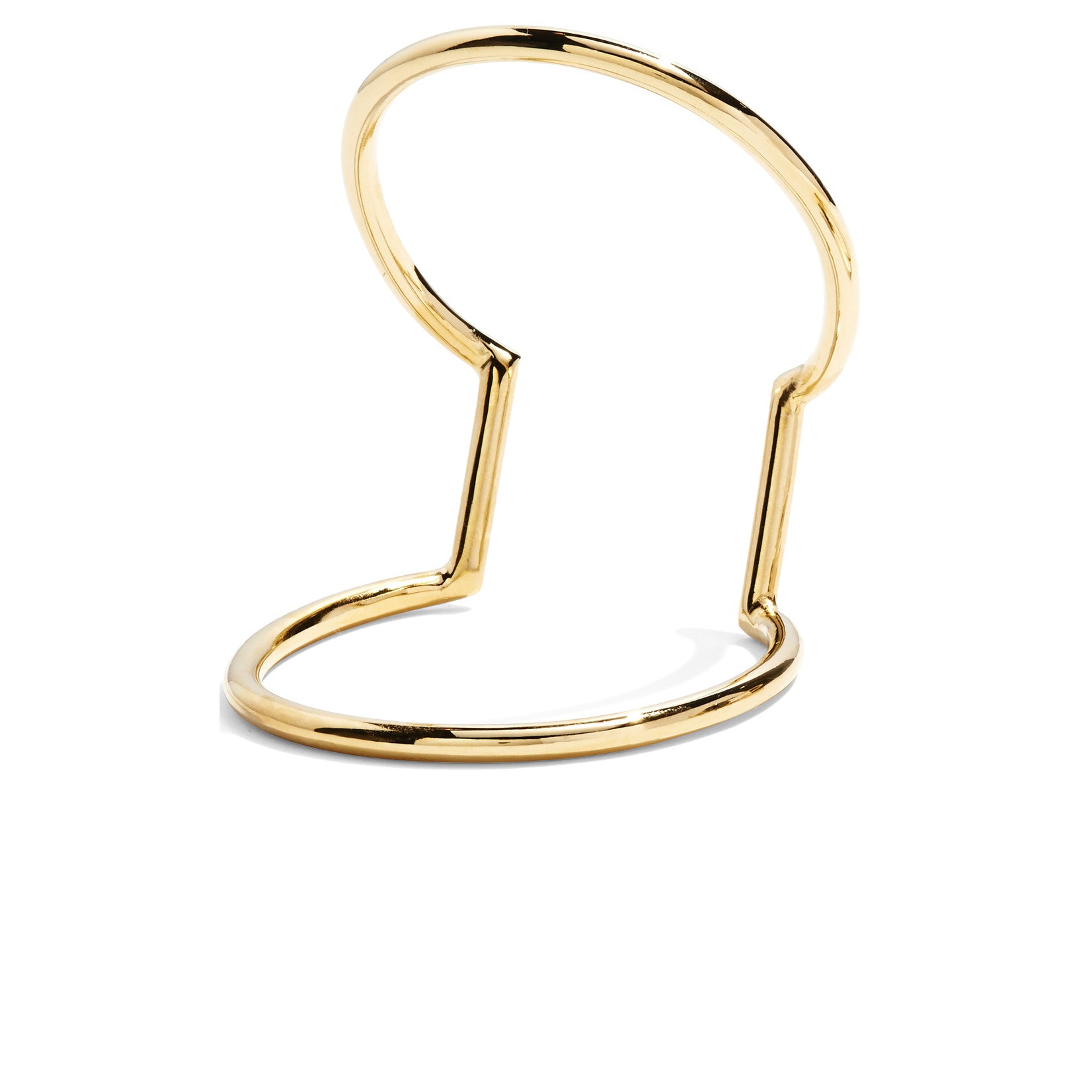 Lady Grey Jewelry Contour Cuff in Gold