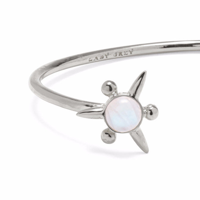 Lady Grey Astraea Bangle in Silver