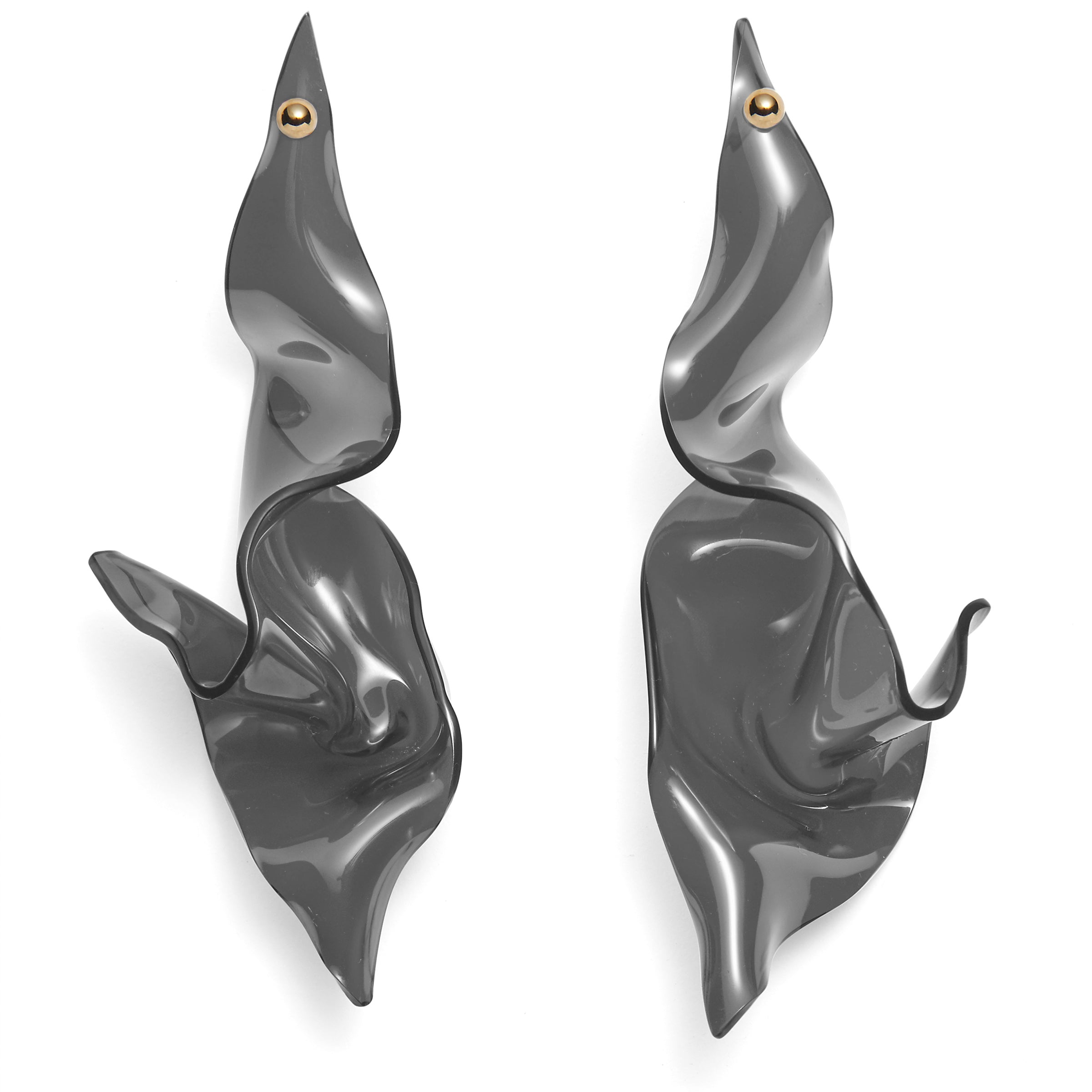 Lady Grey Jewelry Contortion Earring in Smoke 