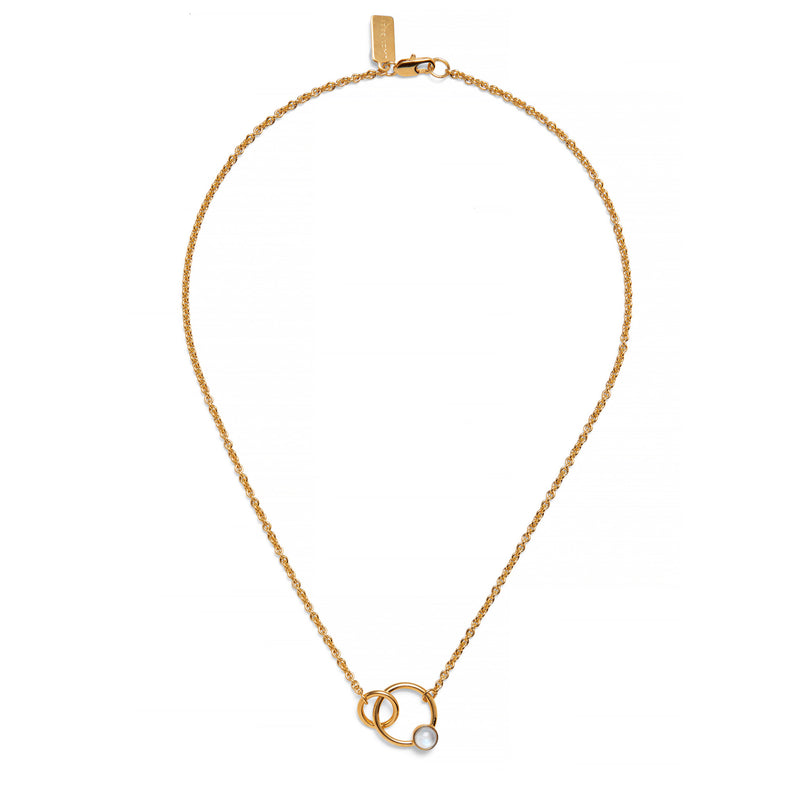 Torsion Necklace in Gold – Lady Grey