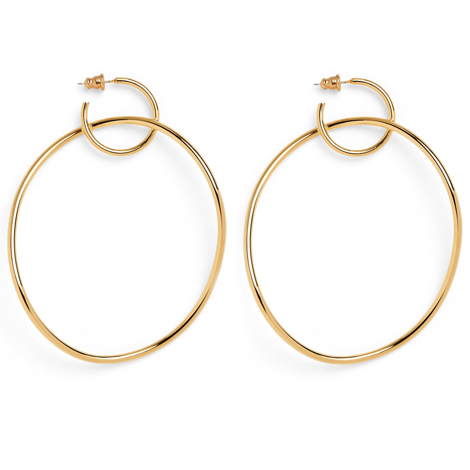 Lady Grey Jewelry Wave Hoop in Gold