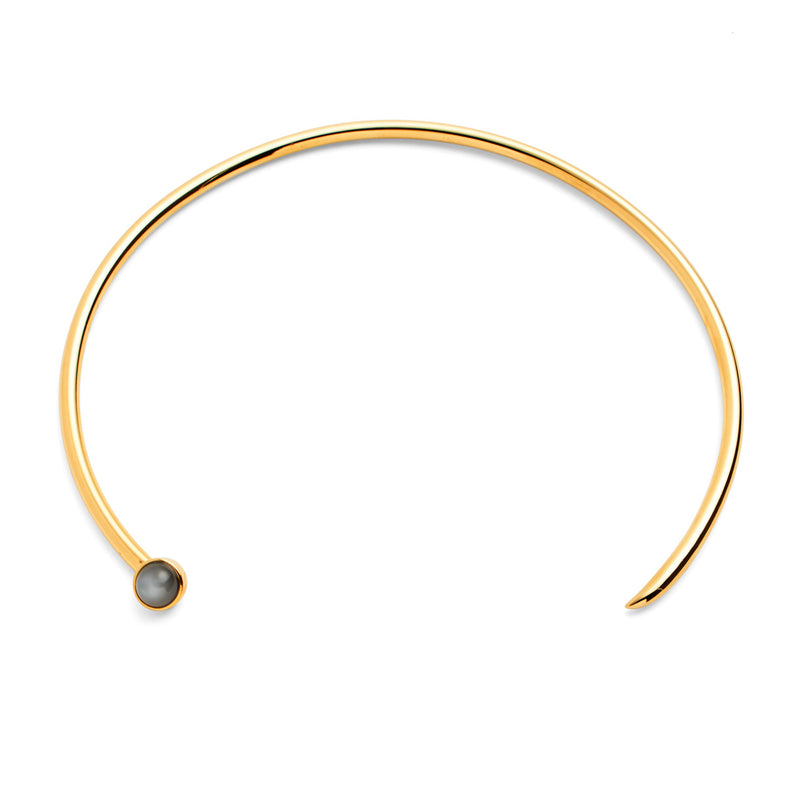 Lady Grey Tangent Collar in Gold
