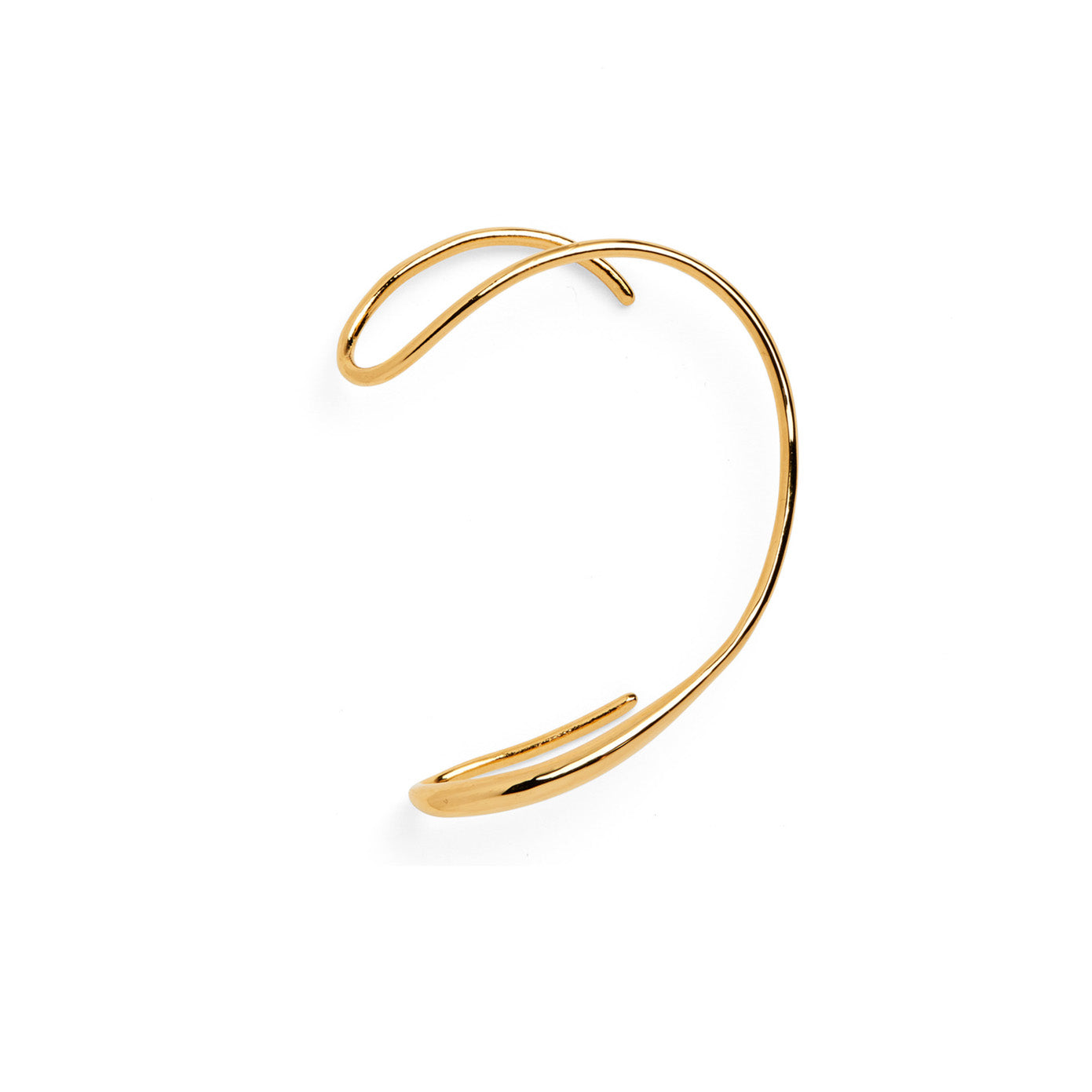 Lady Grey Jewelry Trace Ear Cuff in Gold- Left Ear