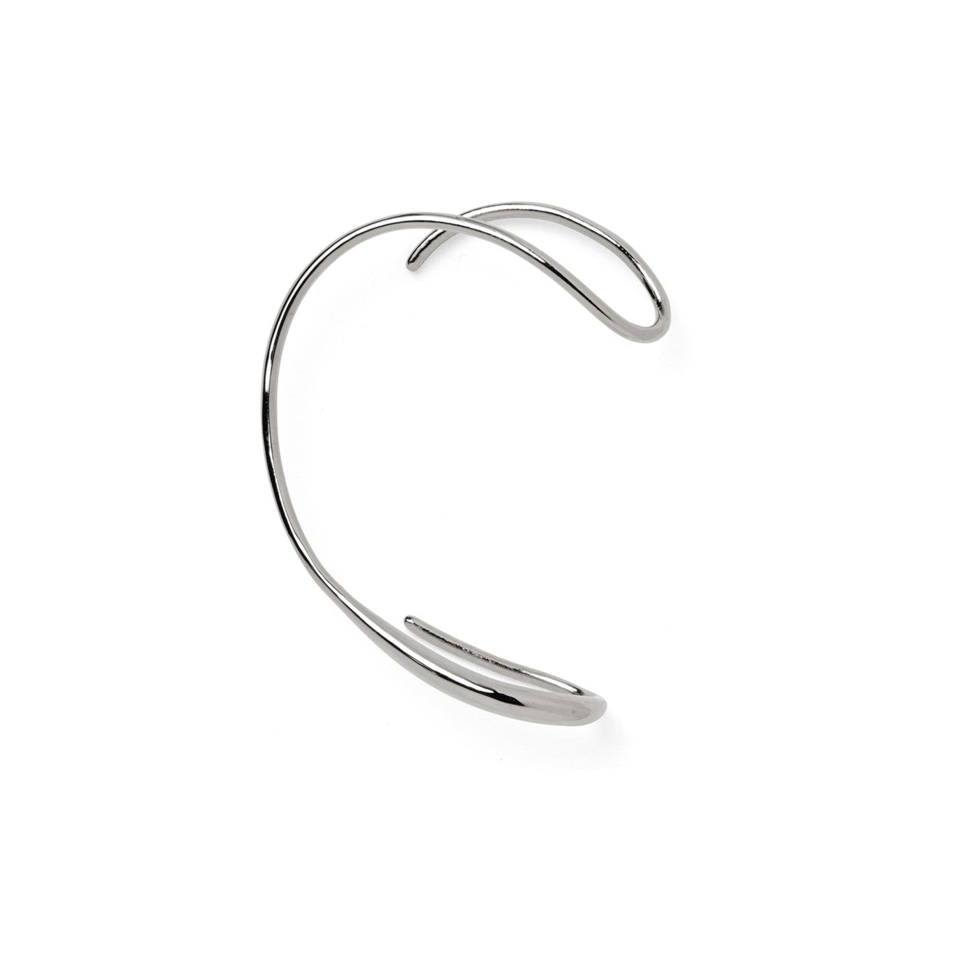 Lady Grey Jewelry Trace Ear Cuff in Silver- Right Ear