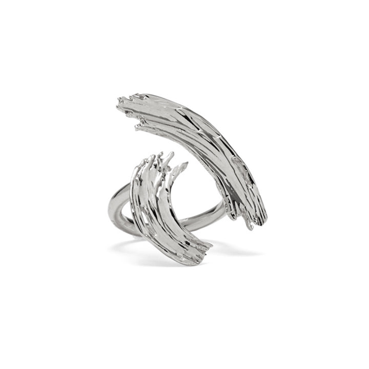 Louise Ring in Rhodium