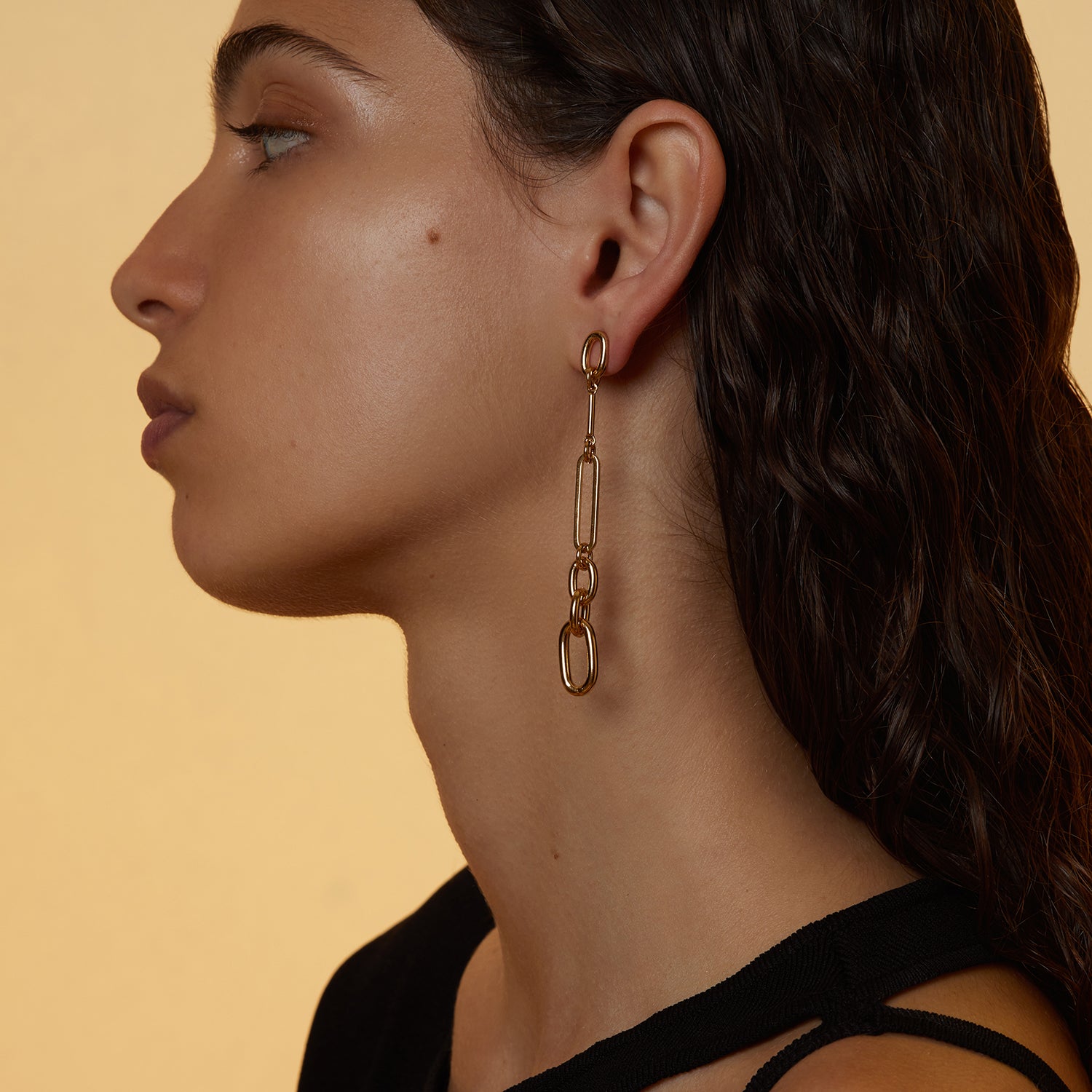 Tidal Earrings in Gold