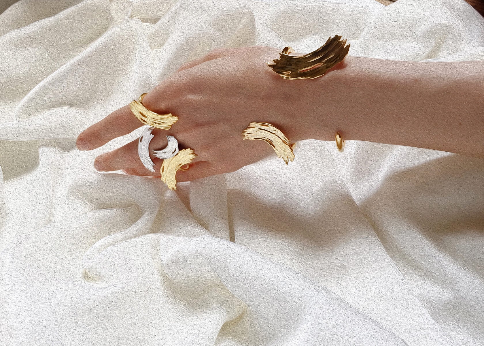 Eva Ring in Gold