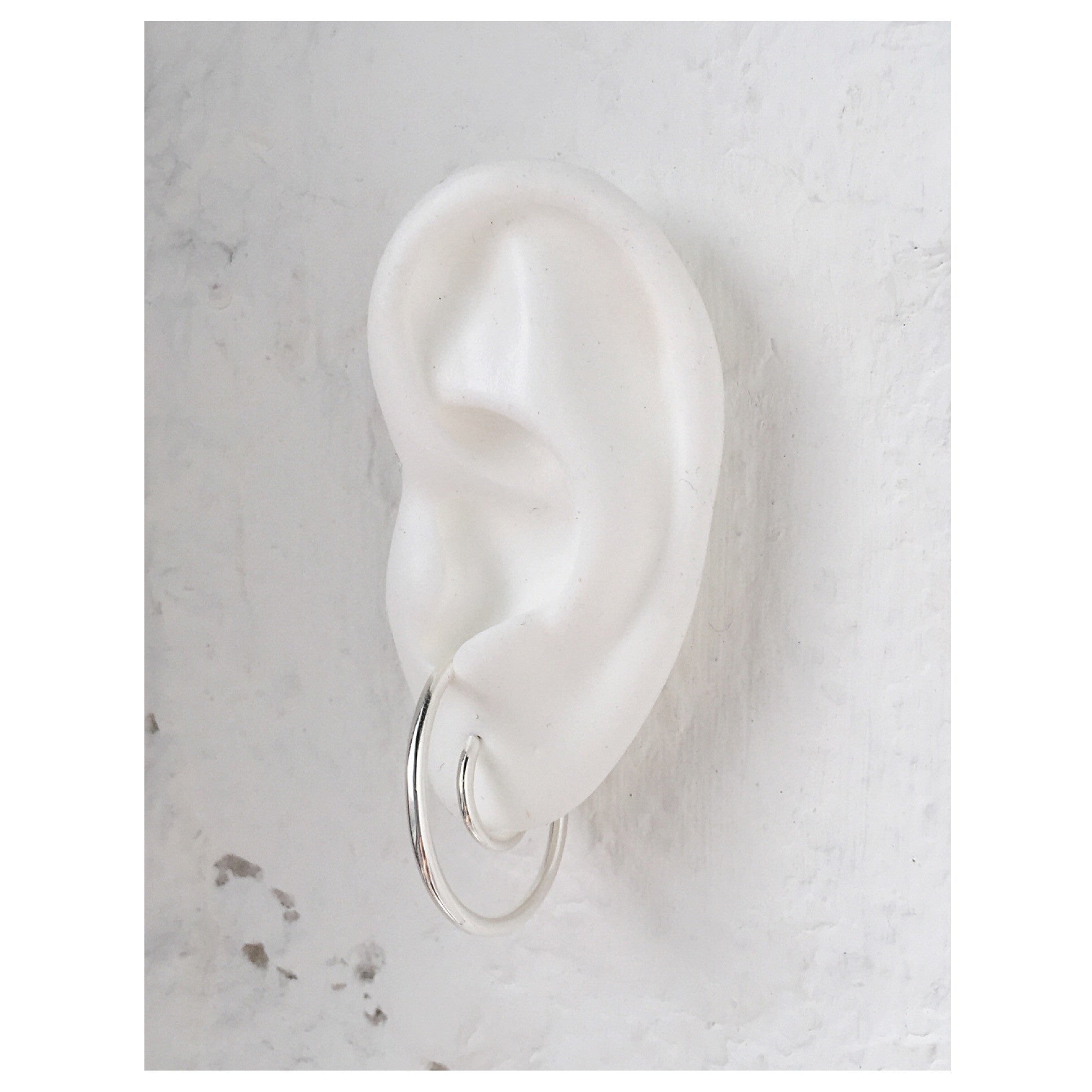 Lady Grey Jewelry Concentric Earring in Silver