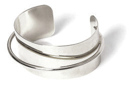 Rise Cuff in Silver