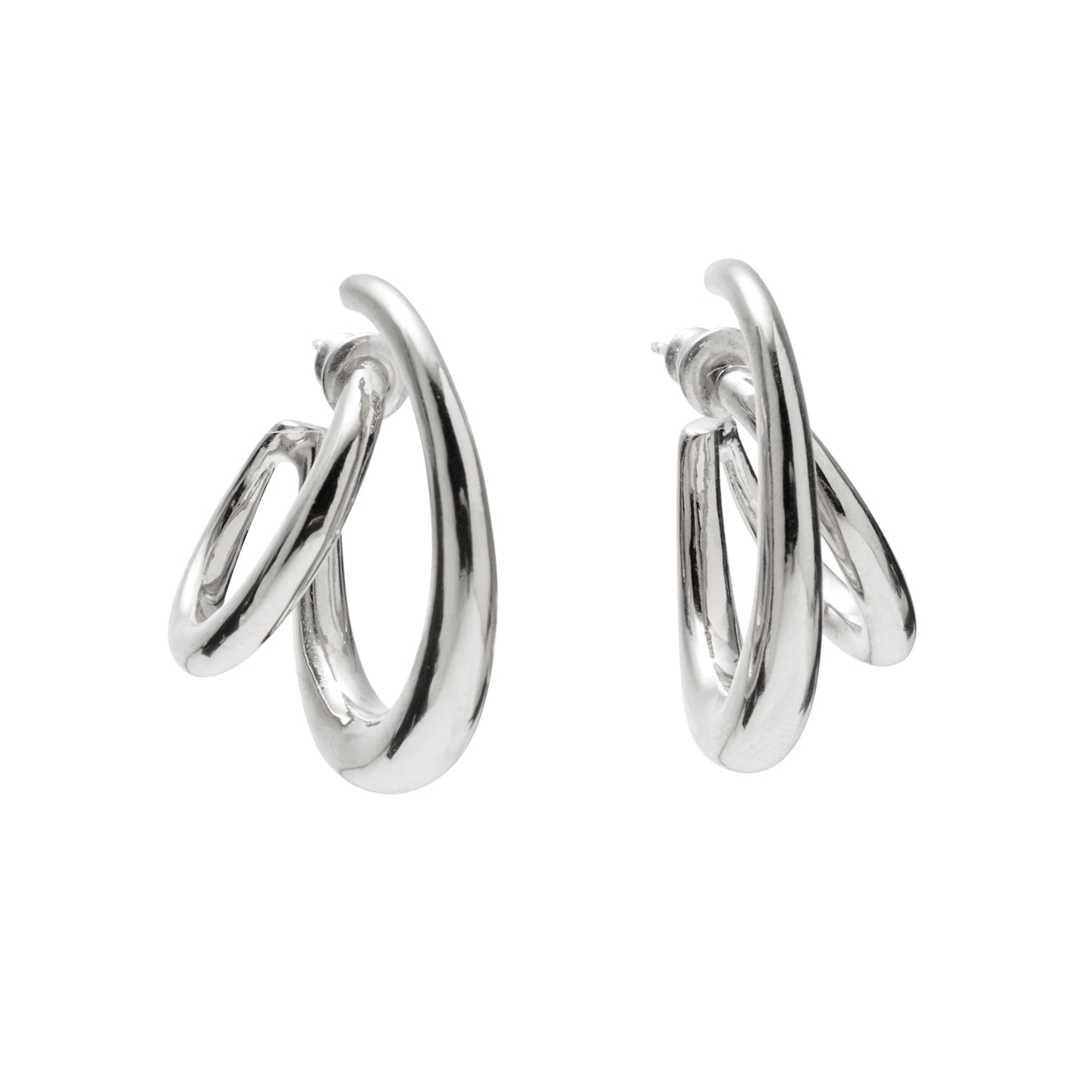 Lady Grey Jewelry Roam Earrings in Rhodium