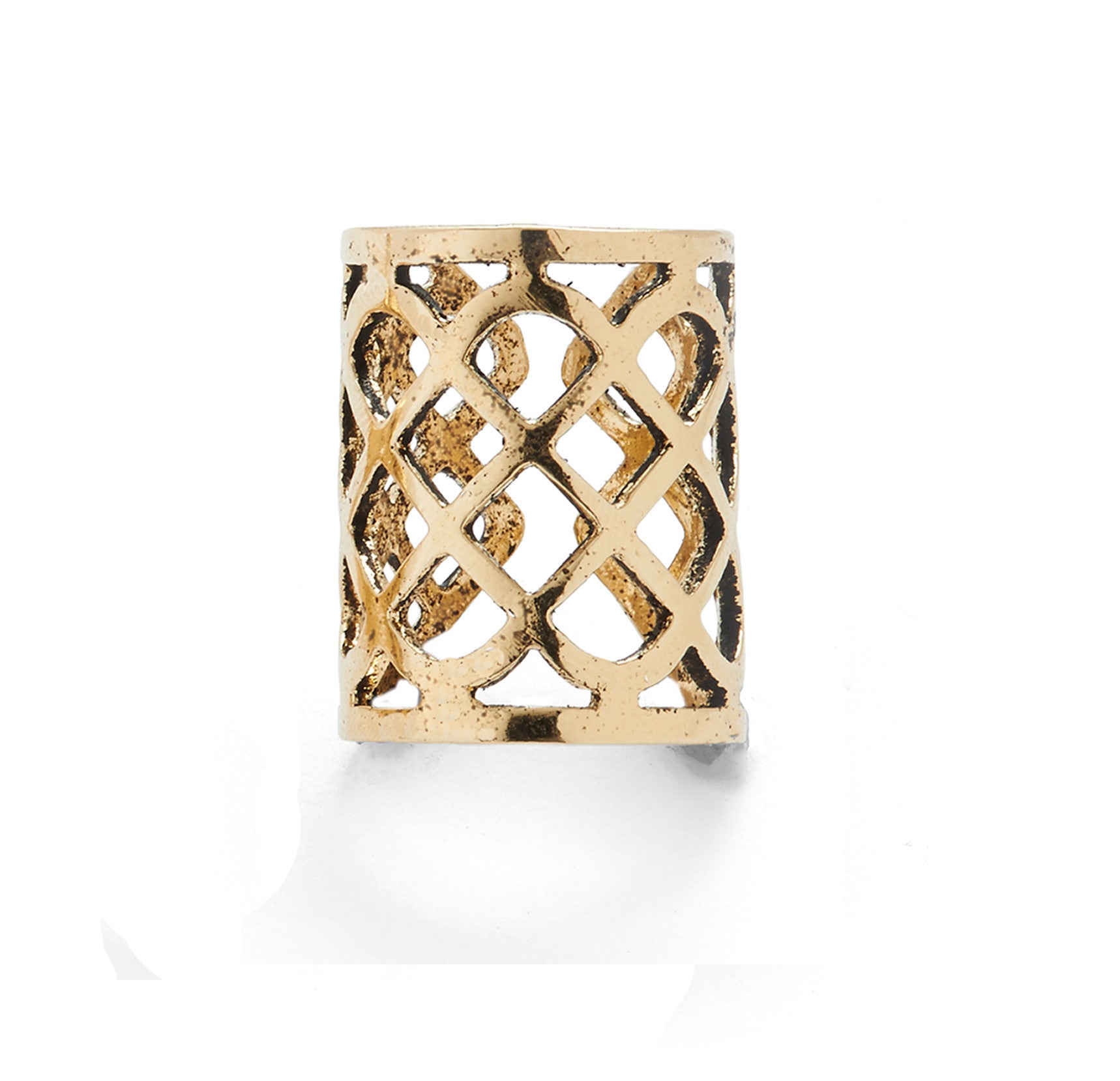 Lattice Ring in Gold